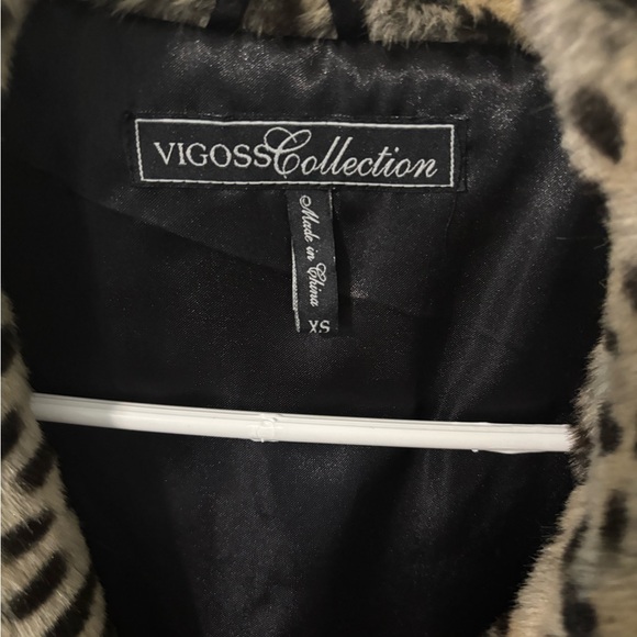 EUC Womens Faux Fur Evening Jacket XS Cheetah Old Money Upper Class Animal Print - Picture 6 of 12